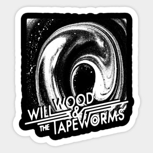 Will Wood and the tape worms music Sticker